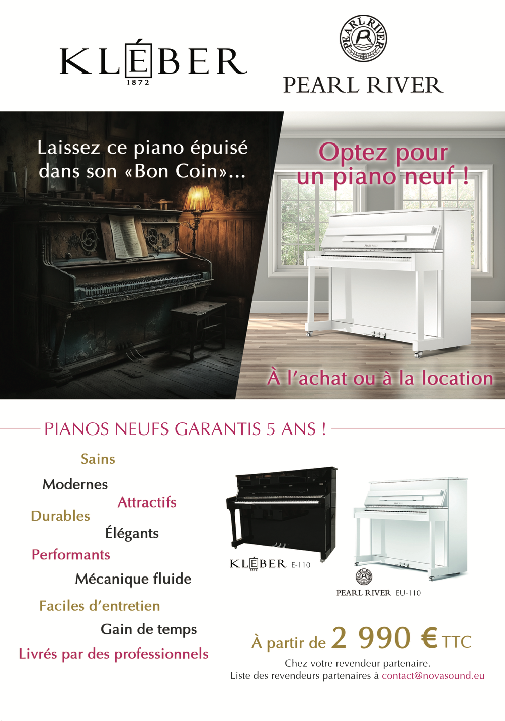 Piano KLEBER E110