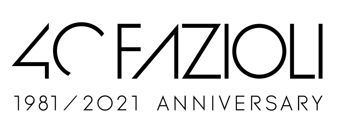 Logo Anniversaire FAZIOLI 40 ANS